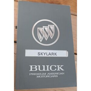 1992 Buick Skylark Owner's Manual User Guide Book